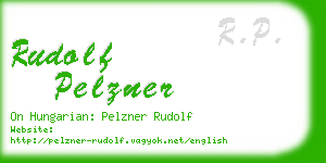rudolf pelzner business card